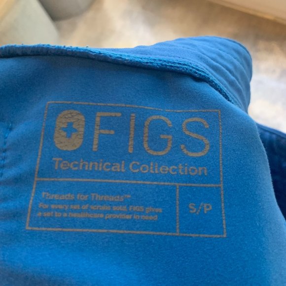 Figs Zamora™ Jogger Scrub Pants - Petite - Royal Blue - Picture 1 of 3